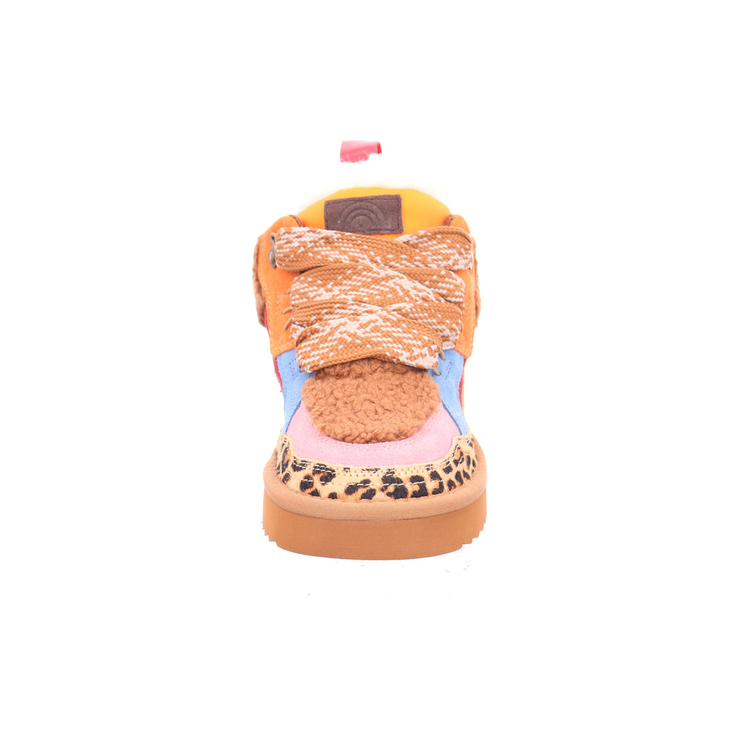 Miss Olivia MOON-19 Moon 19 - Pony Leo Camel Suede Pink in Pony Leo Camel
