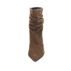 Inuovo FW26MC5903-SDK FEMALE LEATHER BOOTS in SD KHAKI