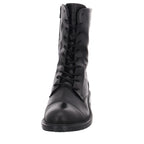 Elena IB20155-BLACK Schnürstiefelette in schwarz