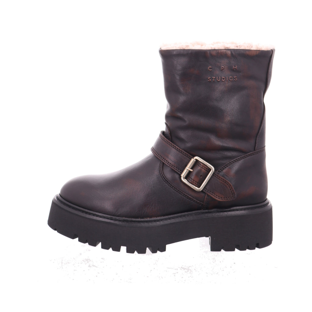 Copenhagen | CPH900-grainy leather teddy-dark brown