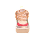 Miss Olivia MOON-18 Moon 18 - Snake stone Suede Cherry in Snake - Stone