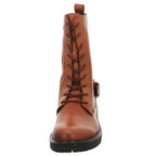 Poelman DUNGA 46 Schnürstiefelette in cognac