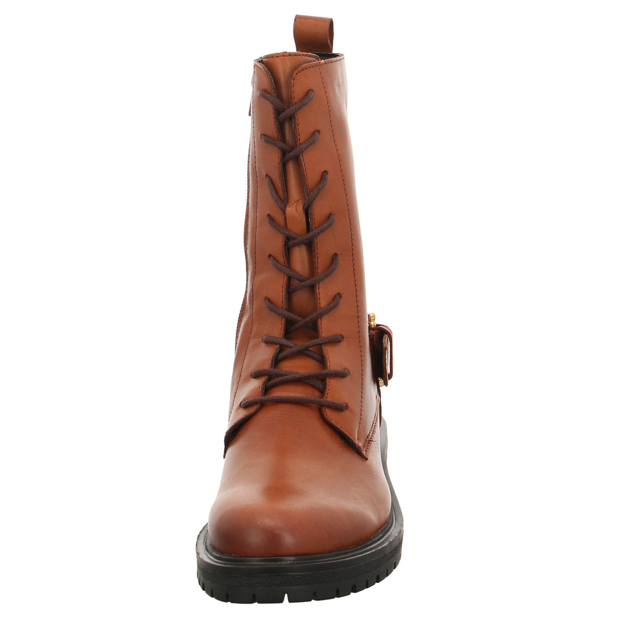Poelman DUNGA 46 Schnürstiefelette in cognac