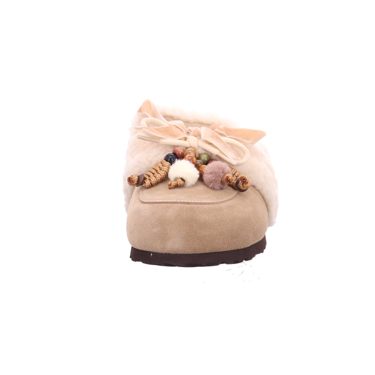 Miss Olivia IRIS-M2-CREAM Iris M02 Suede Sigar in Cream (beige)