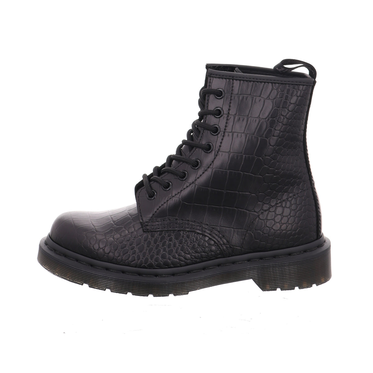 Dr. Martens 42679001 Atlas Corc Emboss 8 Eye Boot in schwarz