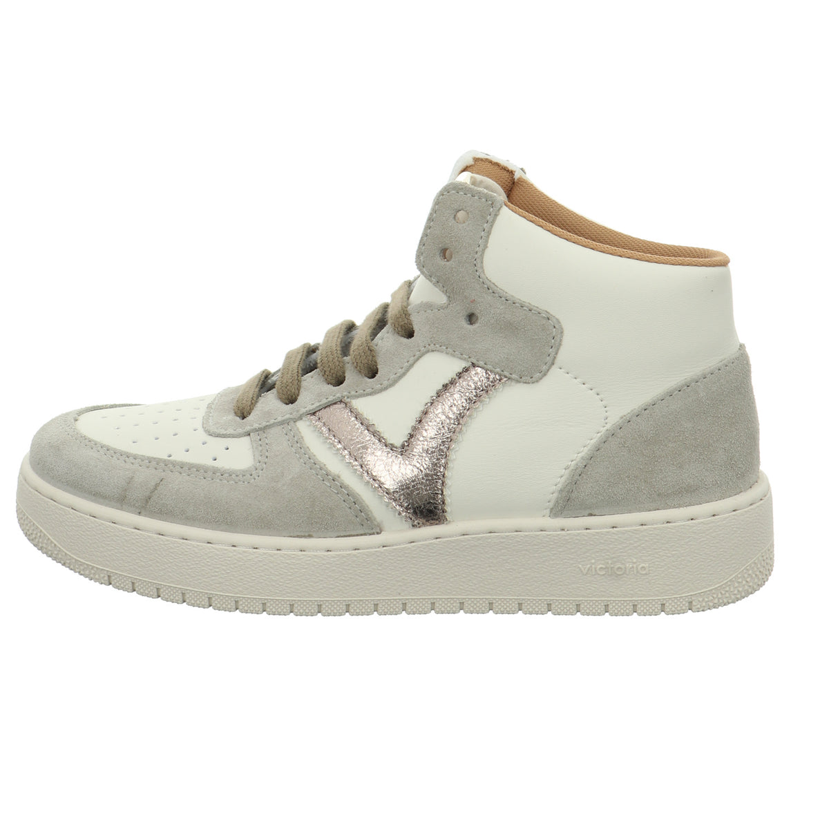 Victoria 1258223 Madrid Botin Serraje & Metal in khaki