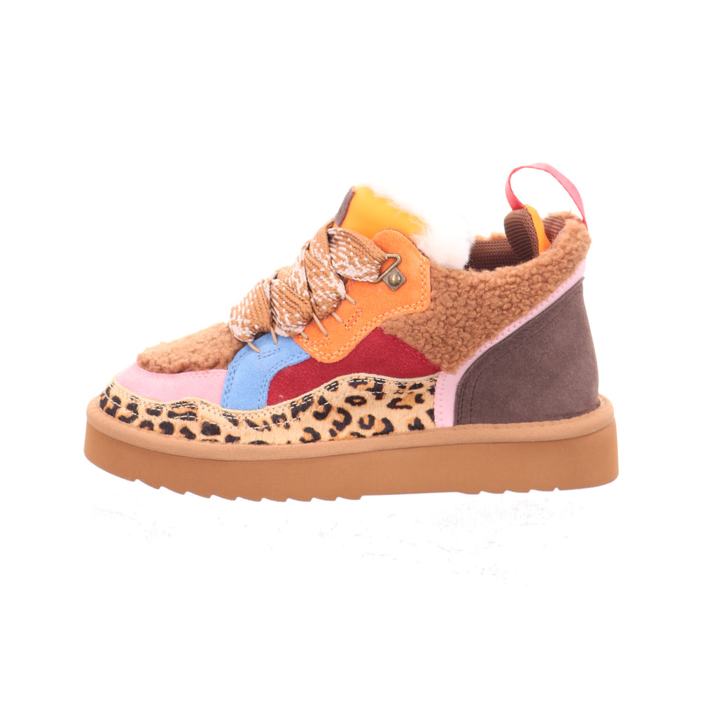 Miss Olivia MOON-19 Moon 19 - Pony Leo Camel Suede Pink in Pony Leo Camel