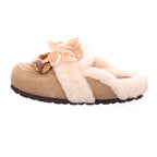 Miss Olivia IRIS-M2-CREAM Iris M02 Suede Sigar in Cream (beige)