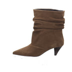 Inuovo FW26MC5903-SDK FEMALE LEATHER BOOTS in SD KHAKI