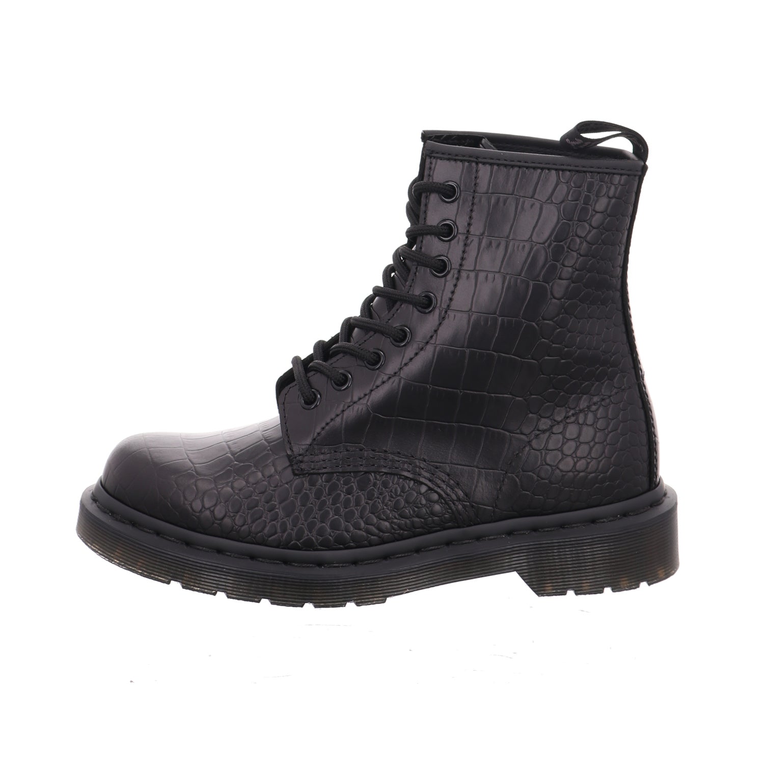 Dr. Martens 42679001 Atlas Corc Emboss 8 Eye Boot in schwarz