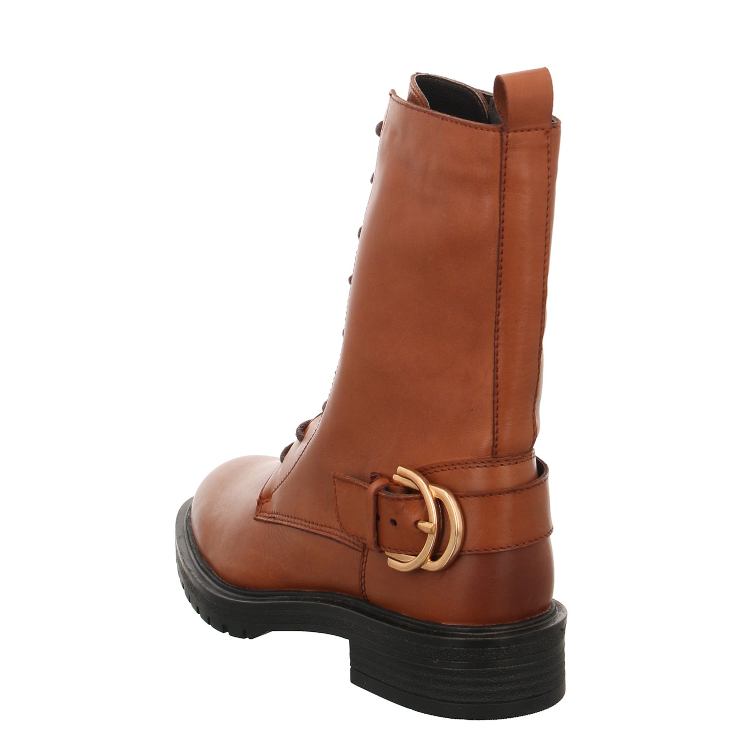 Poelman DUNGA 46 Schnürstiefelette in cognac