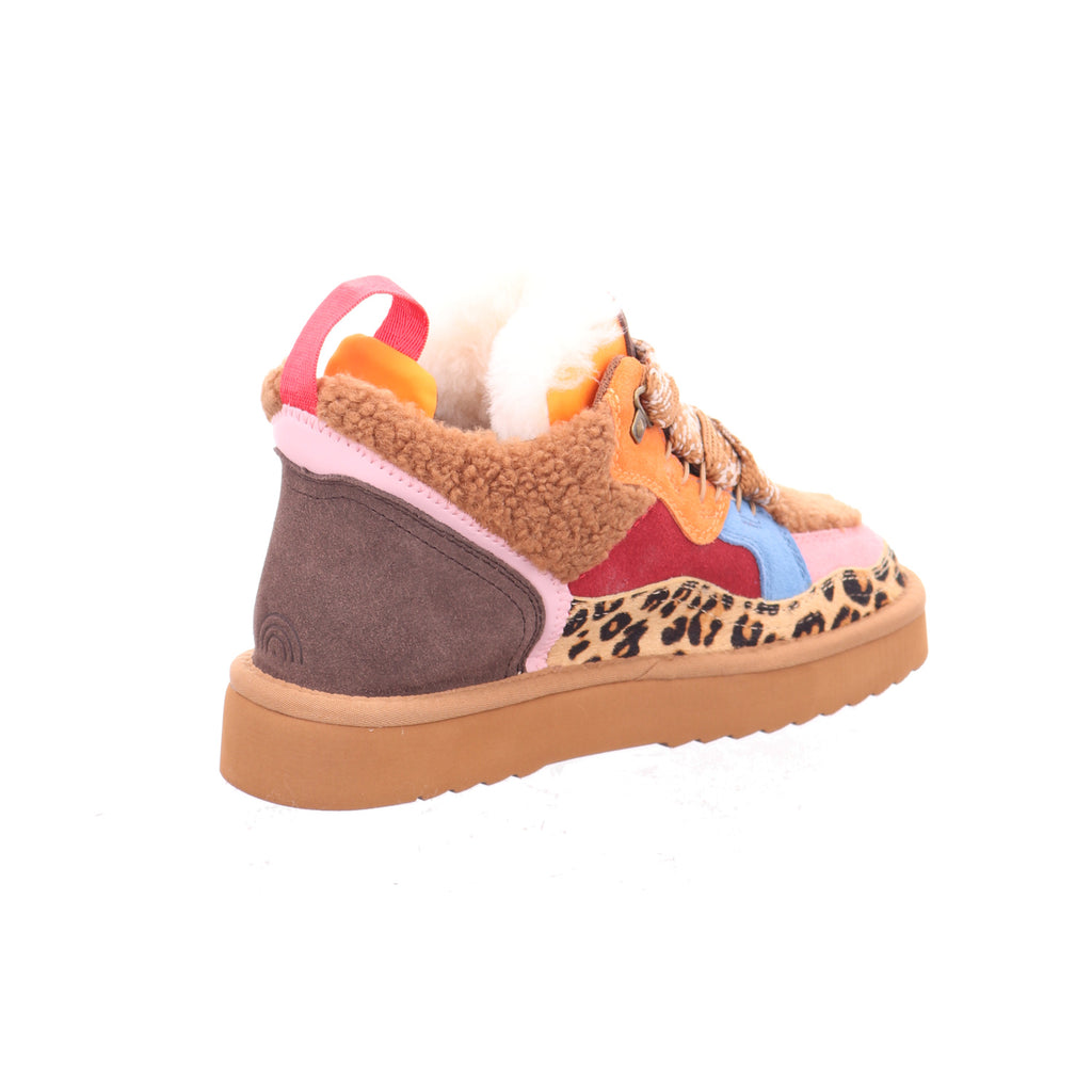 Miss Olivia MOON-19 Moon 19 - Pony Leo Camel Suede Pink in Pony Leo Camel