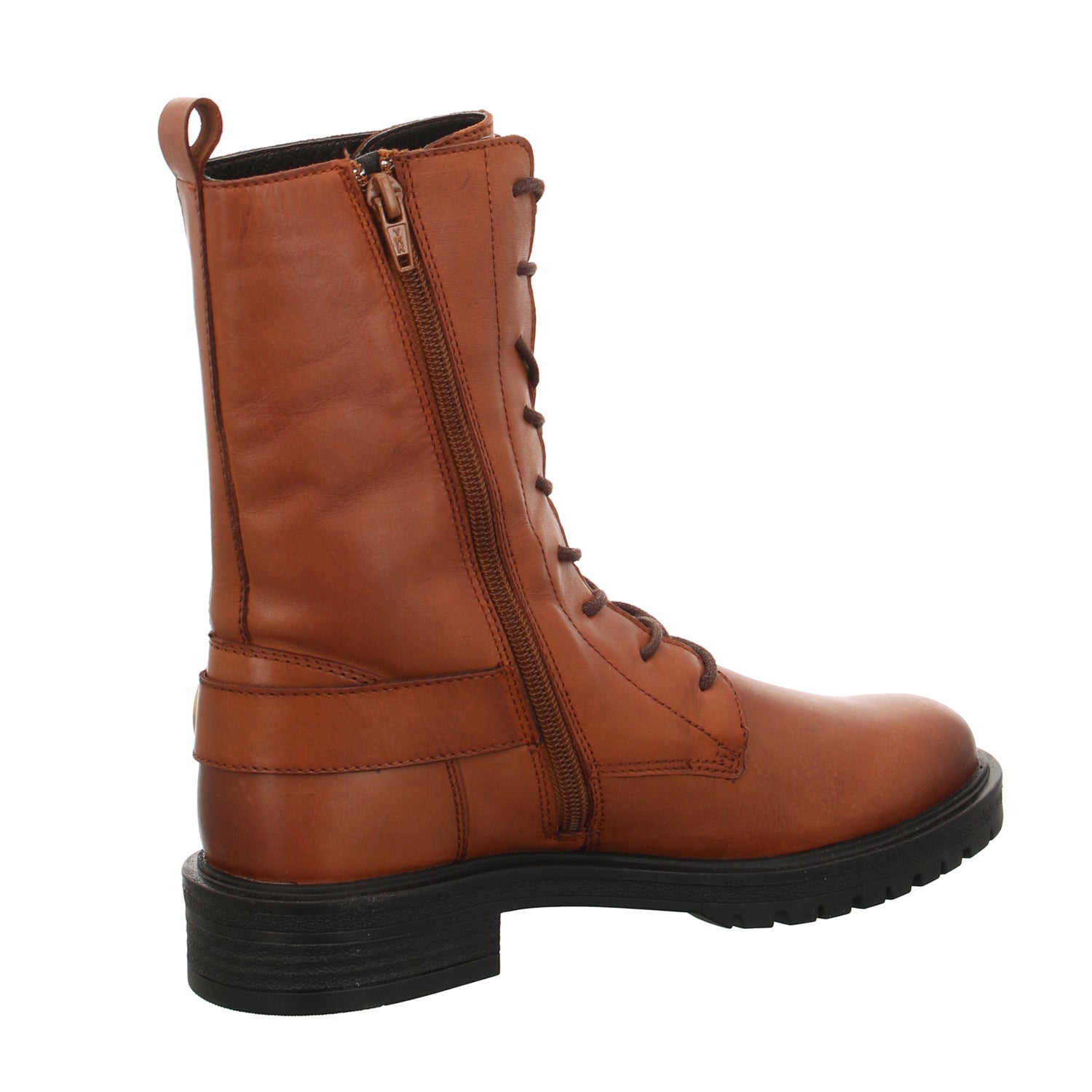 Poelman DUNGA 46 Schnürstiefelette in cognac
