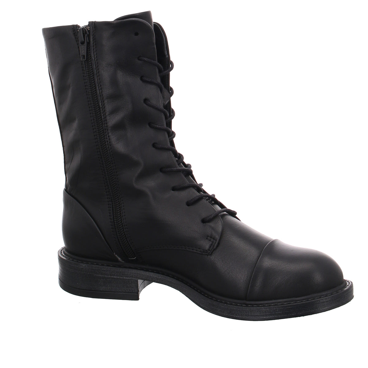Elena IB20155-BLACK Schnürstiefelette in schwarz