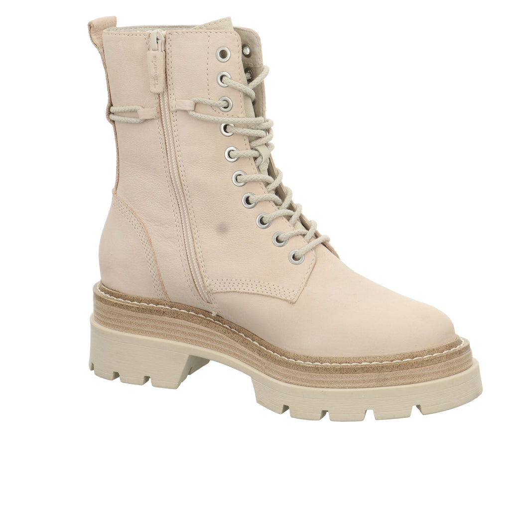 Tamaris 1-1-25221-29 457 Schnürstiefelette in beige