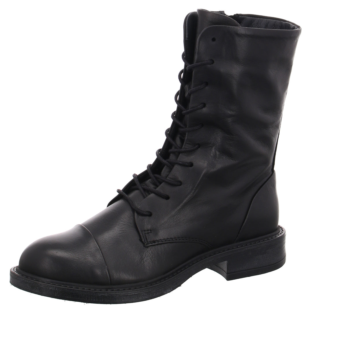 Elena IB20155-BLACK Schnürstiefelette in schwarz