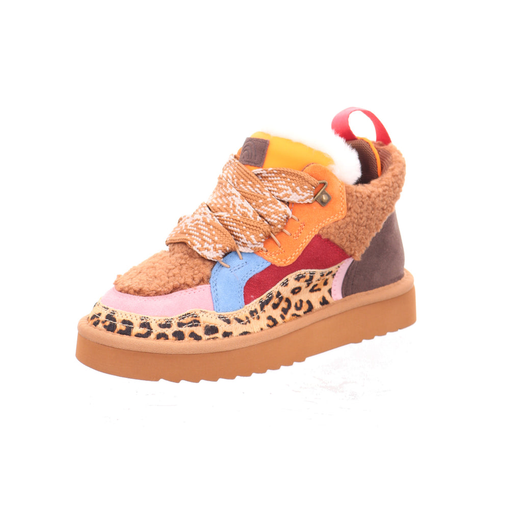 Miss Olivia MOON-19 Moon 19 - Pony Leo Camel Suede Pink in Pony Leo Camel