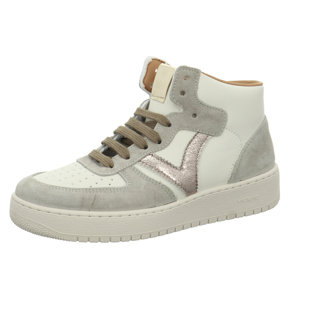 Victoria 1258223 Madrid Botin Serraje & Metal in khaki