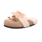 Miss Olivia IRIS-M2-CREAM Iris M02 Suede Sigar in Cream (beige)