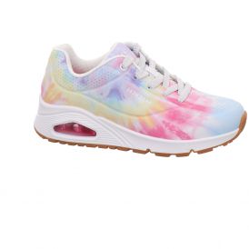 Tie Dye Printed Upper Lace Up