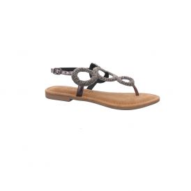 toe sandals rounds with beads