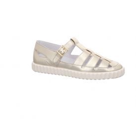 SPIDY METALLIC GOAT SKIN PLATINUM