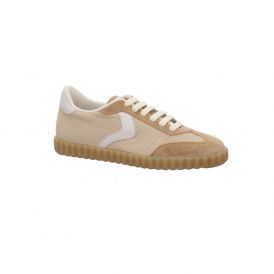 INES SUEDE/NAPPA PRESS. CARAMEL-BEIGE