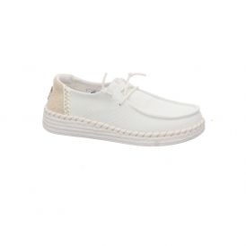 Wendy Espadrille Woven White