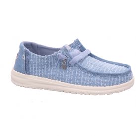 Wendy Frayed Canvas Faded Denim