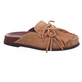 BAYAN DERI SANDALET - mit Haferlasche