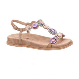 Sandale mit Steinschmuck