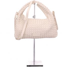 SADIE WEAVE SILKY - vanilla Flechtleder