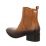 Shaded Leather Flat Boot