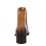 Shaded Leather Flat Boot