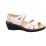 Bequem-Pantolette,weiss/gris