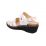 Bequem-Pantolette,weiss/gris
