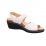 Bequem-Pantolette,weiss/gris