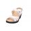 Bequem-Pantolette,weiss/gris