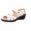 Bequem-Pantolette,weiss/gris