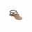 toe sandals rounds with beads
